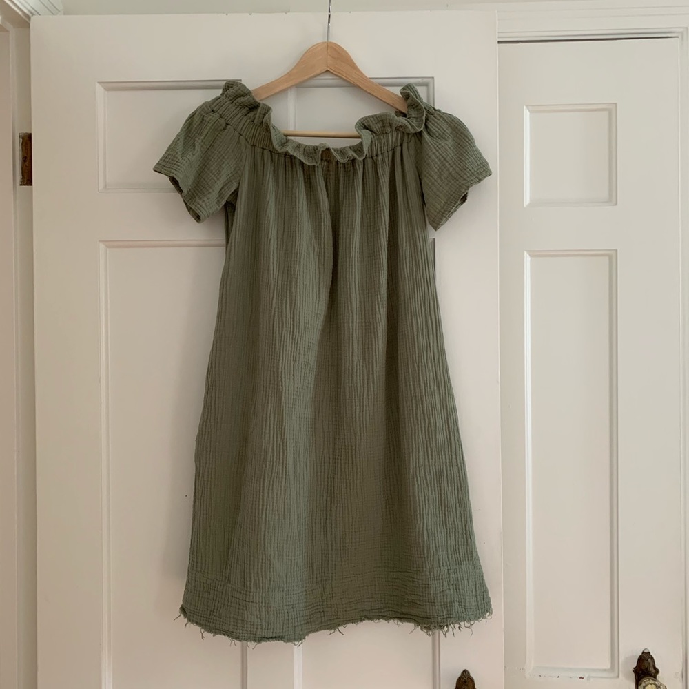 Anthropologie off the shoulder dress